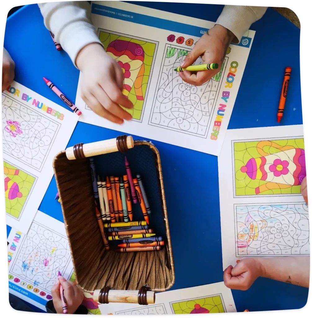 Adventure Daycare kids coloring